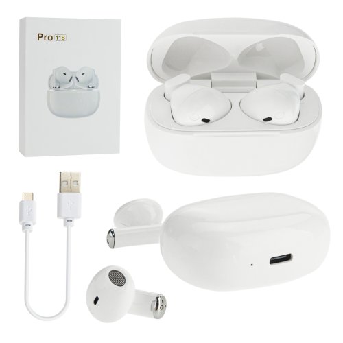 Vergionic 7304 Sluchátka PRO 11S s dokovací stanicí, bílá