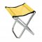 Vergionic 0629 Skladacia turistická stolička, nosnosť 100 kg žltá
