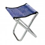 Vergionic 0629 Skladacia turistická stolička, nosnosť 100 kg modrá