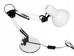 Pronett XJ4107 Stolná kancelárska lampa biela