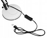 Pronett XJ4107 Stolná kancelárska lampa biela
