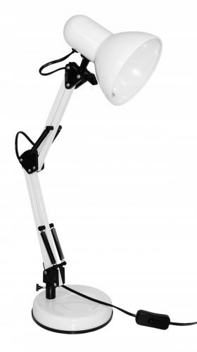 Pronett XJ4107 Stolná kancelárska lampa biela