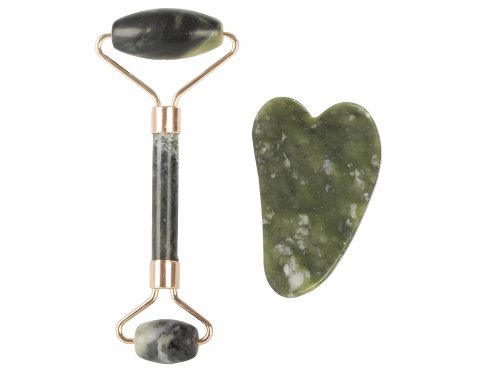 Verk 24367 Masážní váleček na obličej Jade Roller černý