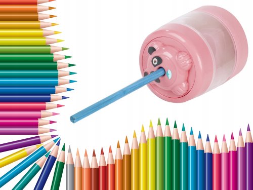 Verk 01918 Ořezávatko na tužky elektrické USB růžové