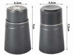 Verk 24448 Mini zastrihávač fúzov bezdrôtový šedý