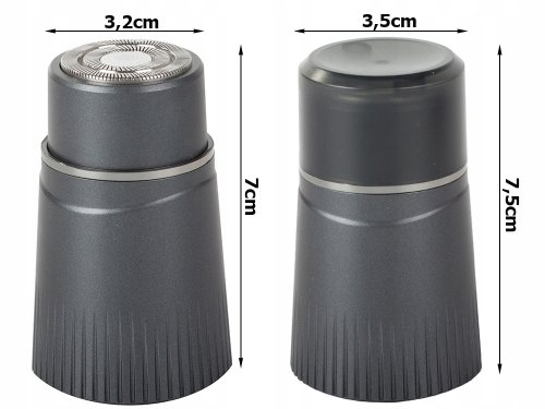 Verk 24448 Mini zastrihávač fúzov bezdrôtový šedý