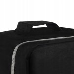 Trizand 23734 Cestovní batoh do letadla 17 l černý + kosmetická taška