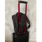 Trizand 23734 Cestovný batoh do lietadla 17 l čierny + kozmetická taška