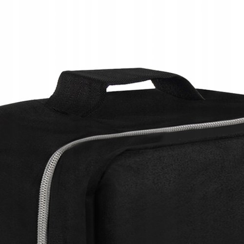 Trizand 23734 Cestovní batoh do letadla 17 l černý + kosmetická taška