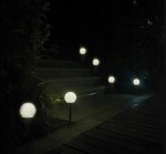 Gardlov 23562 Záhradná solárna lampa guľa 9 cm, IP44, 6 ks