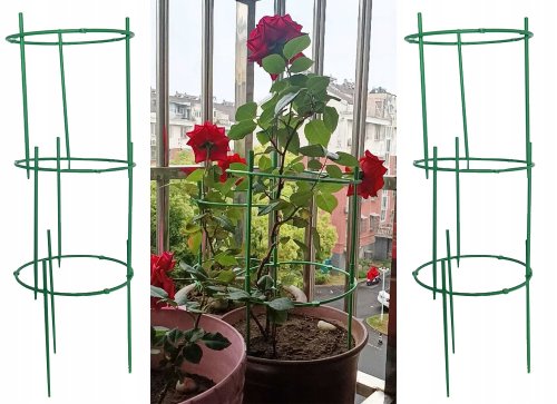 Verk 27049 Kruhová podpěra rostlin 63 x 19 cm zelená