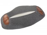 Verk 27045 Ortopedický, profilovaný vankúš 45 x 11 cm sivý