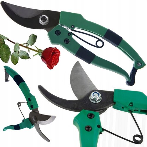 Verk 11420 Zahradní nůžky 18 cm zelené