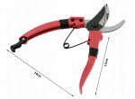 Verk 11420 Zahradní nůžky 18 cm červené