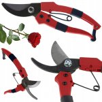 Verk 11420 Zahradní nůžky 18 cm červené