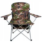 Trizand 23672 Skládací rybářské křeslo se stříškou Panama maskáč