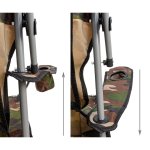 Trizand 23672 Skládací rybářské křeslo se stříškou Panama maskáč