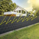 Gardlov 23703 Plotová stínící folie 19 cm x 35 m, 630g/m2, antracit