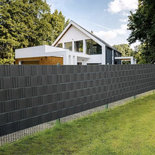 Gardlov 23703 Plotová stínící folie 19 cm x 35 m, 630g/m2, antracit