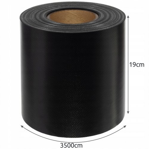 Gardlov 23703 Plotová stínící folie 19 cm x 35 m, 630g/m2, antracit