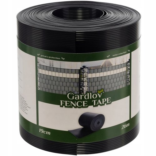 Gardlov 23909 Plotová tieniaca fólia 19 cm x 26 m, 700g/m2, antracit