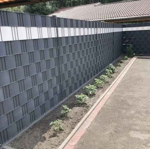 Gardlov 23909 Plotová tieniaca fólia 19 cm x 26 m, 700g/m2, antracit