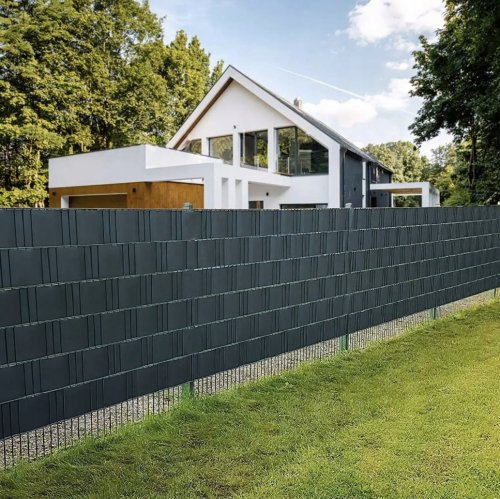 Gardlov 23909 Plotová tieniaca fólia 19 cm x 26 m, 700g/m2, antracit