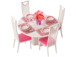 ISO 23446 Jídelní sada pro panenky 43 dílů