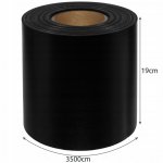 Gardlov 23698 Plotová stínící folie 19 cm x 35 m, 450g/m2, černá