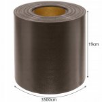 Gardlov 23702 Plotová stínící folie 19 cm x 35 m, 450g/m2, hnědá