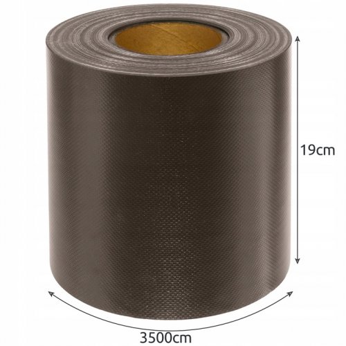 Gardlov 23702 Plotová stínící folie 19 cm x 35 m, 450g/m2, hnědá