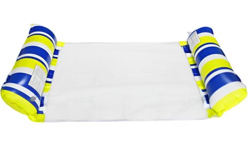 GGV Lehátko do bazénu pruhované 115 x 66 x 15 cm, oranžová