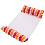 GGV Lehátko do bazéna pruhované 115 x 66 x 15 cm, zelená