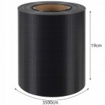 Gardlov 23696 Plotová tieniaca fólia 19 cm x 35 m, 450g/m2, antracit
