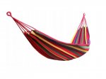 AFF Hammock Hojdacia sieť 80 x 200 cm červené pruhy