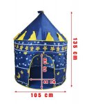 Kruzzel 23474 Stan pre deti hrad, modrá