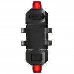 Vergionic 7966 Zadné LED svetlo na bicykel 1W, 110 mAh, IP44, červená