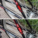 Vergionic 7966 Zadné LED svetlo na bicykel 1W, 110 mAh, IP44, červená