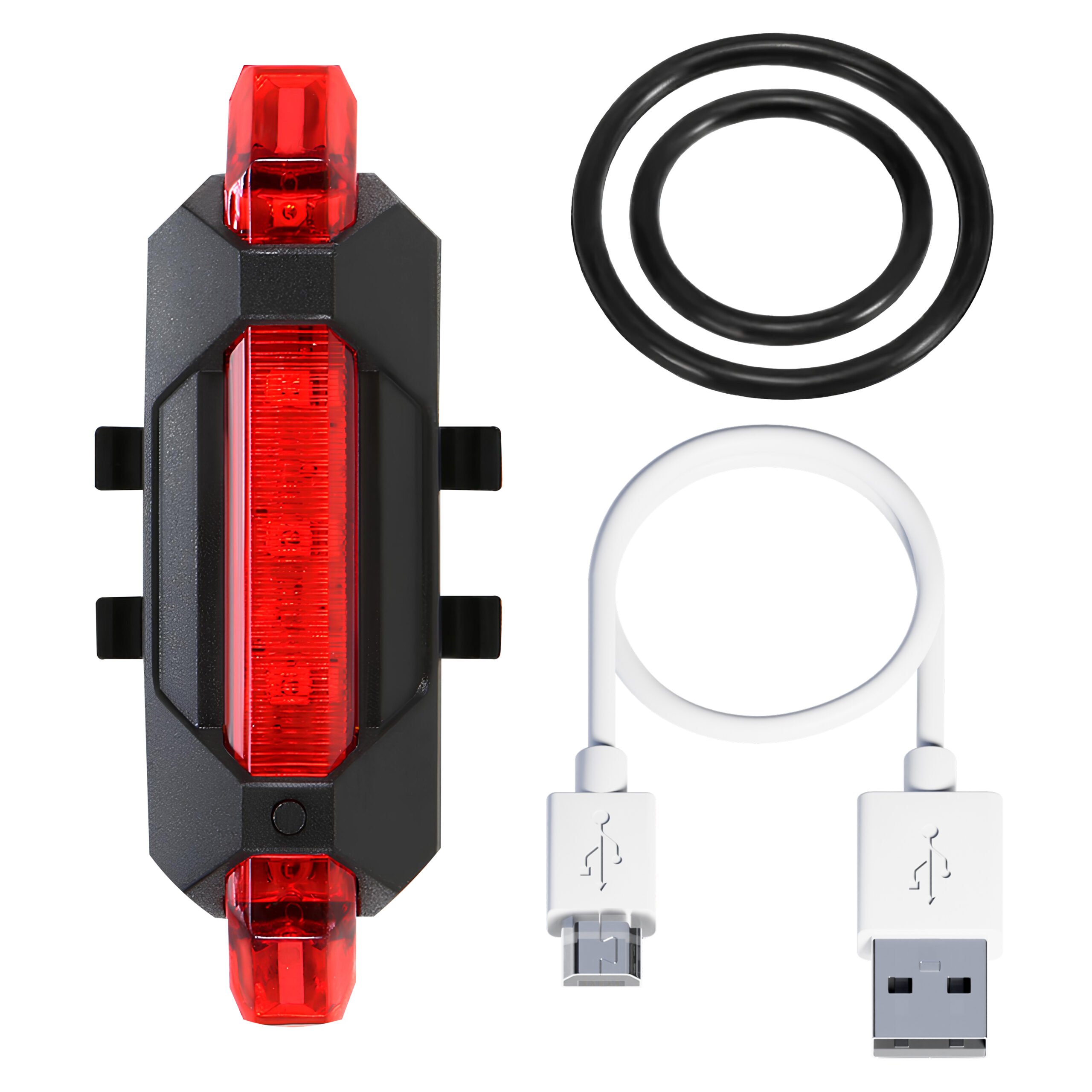 Vergionic 7966 Zadné LED svetlo na bicykel 1W, 110 mAh, IP44, červená