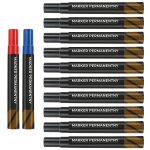 Vergionic 0356 Permanentný popisovač, mix farieb, 12 ks
