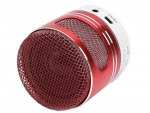 Verk 06198 LED Mini Bluetooth reproduktor, 3 W, červená