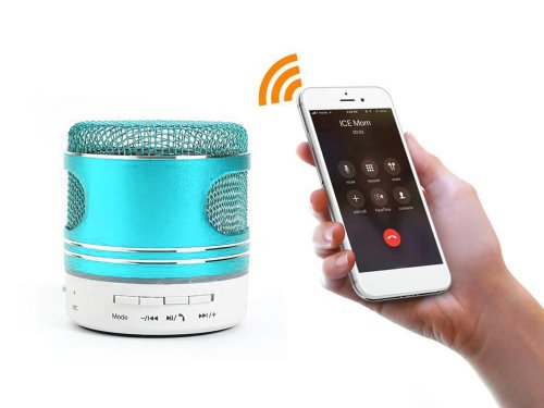 Verk 06198 LED Mini Bluetooth reproduktor, 3 W, modrá