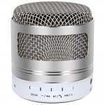 Verk 06198 LED Mini Bluetooth reproduktor, 3 W, strieborná