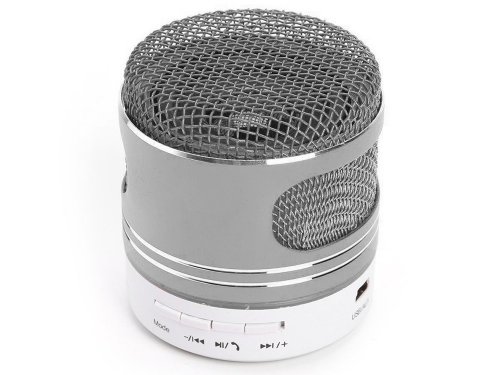 Verk 06198 LED Mini Bluetooth reproduktor, 3 W, strieborná