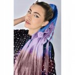 Soulima 23577 Vlasy Kanelové syntetické Vrkôčiky ombre farebné