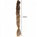 Soulima 23579 Vlasy Kanelové syntetické Vrkôčiky ombre blond