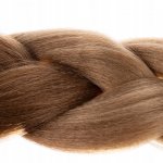 Soulima 23579 Vlasy Kanelové syntetické Vrkôčiky ombre blond