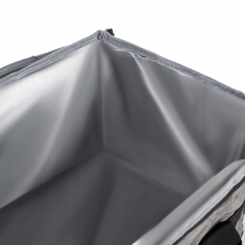 Trizand 23843 Termotaška s chladiacou vložkou na pláž, piknik, 40 l, sivá