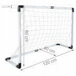 Trizand 23459 Fotbalová branka s míčkem 120 x 40 x 80 cm
