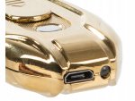 Verk 08373 Zapaľovač USB s LED osvetlením metalická